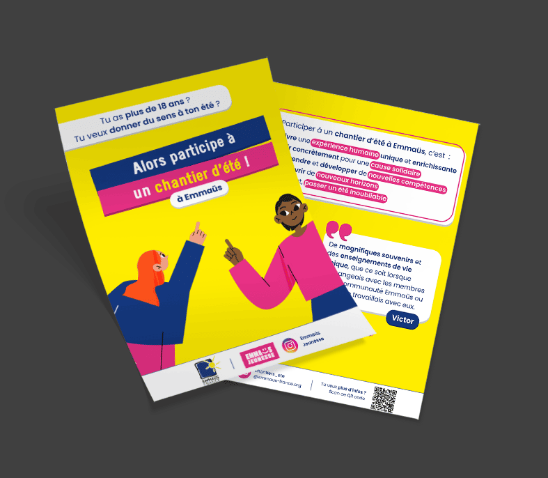 Flyers Emmaüs France